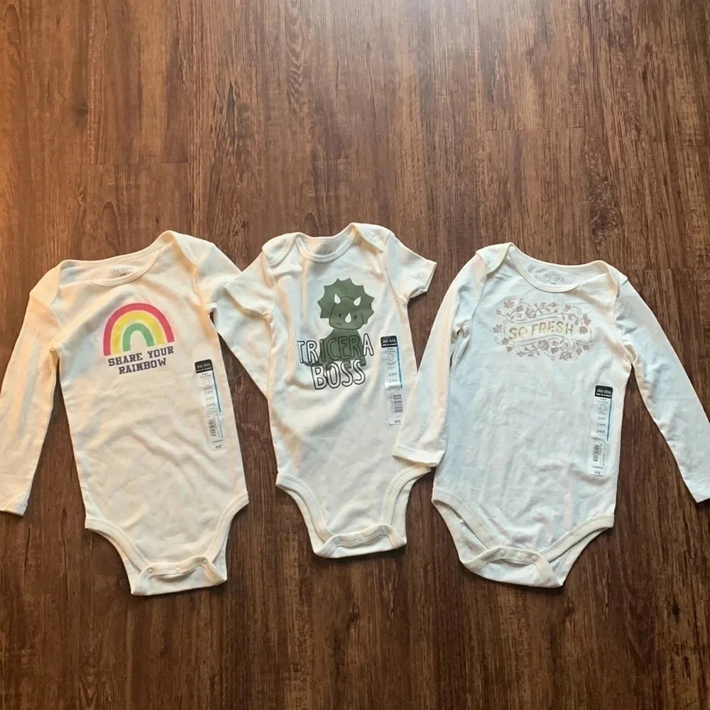 3-Piece Boys Onesies Jumpsuit 24 Months